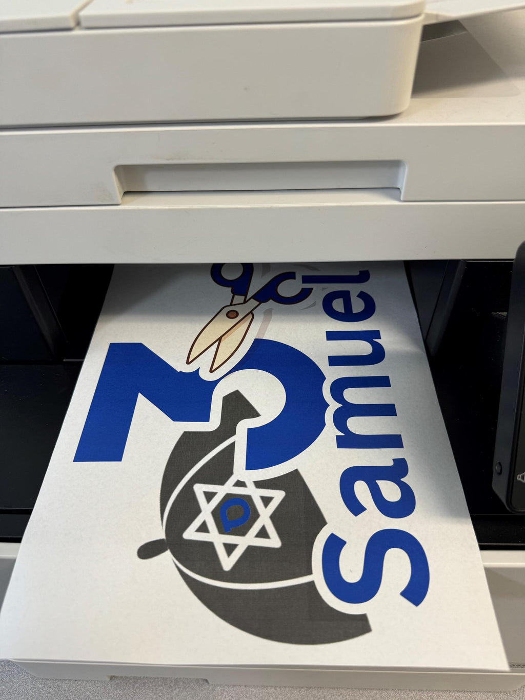 Personalized Upshernish Cake Topper, Custom Upsherin Party Decor