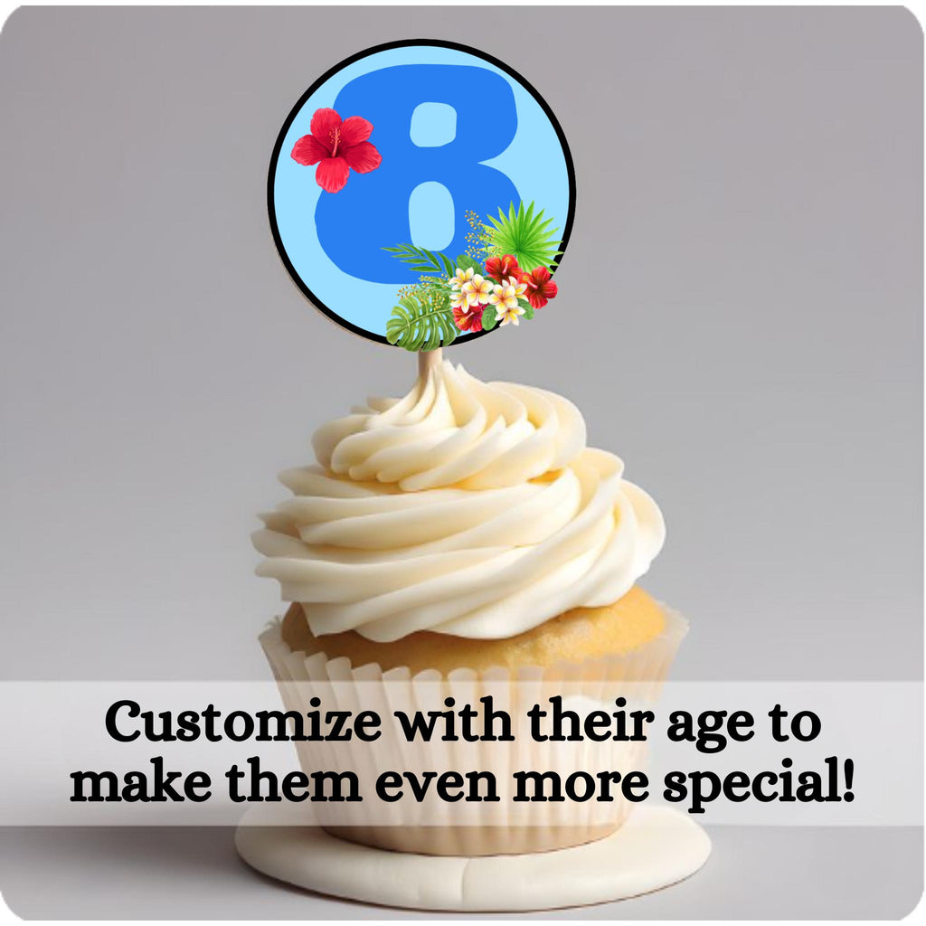 Personalized Stitch Movie Cupcake Toppers, Custom Stitch Birthday Decor, Stitch Party Favors, Stitch Party Supplies, Printable Stitch Topper