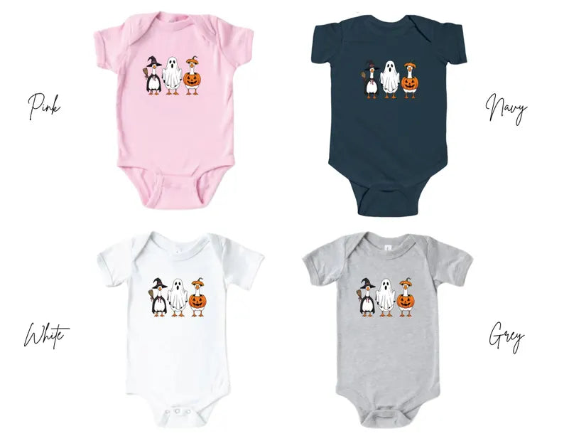 Halloween Goose Kids Shirt Funny Silly Goose Toddler Tee Cute Goose Ghost Shirt Funny Kids Halloween Tee Cute Kids Goose Halloween T-shirt