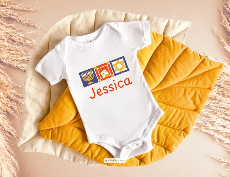 Personalized Hanukkah Kids Shirt, Toddler Chanukah T-shirt, Jewish Holiday Shirt, Custom Name Hanukkah Shirt