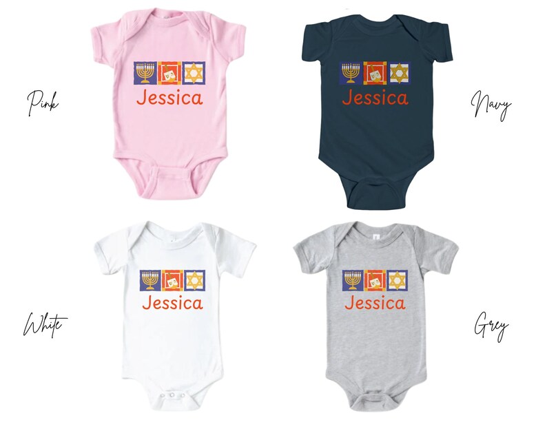 Personalized Hanukkah Kids Shirt, Toddler Chanukah T-shirt, Jewish Holiday Shirt, Custom Name Hanukkah Shirt