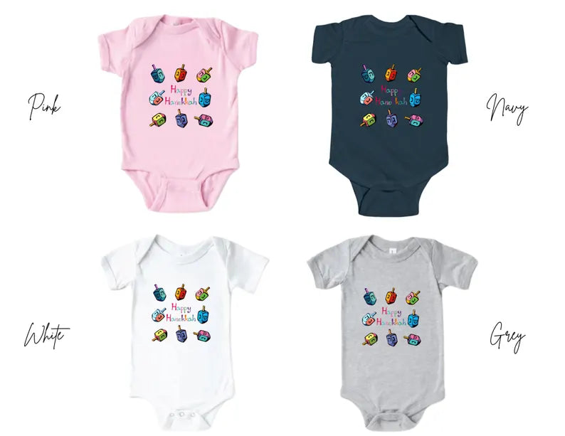 Dreidel Kids Shirt, Toddler Youth Kids & Baby Hanukkah Dreidels Shirt, Jewish Kids T-shirt, Hanukkah Gift, Kids Dreidel Tee, Hannukah Outfit