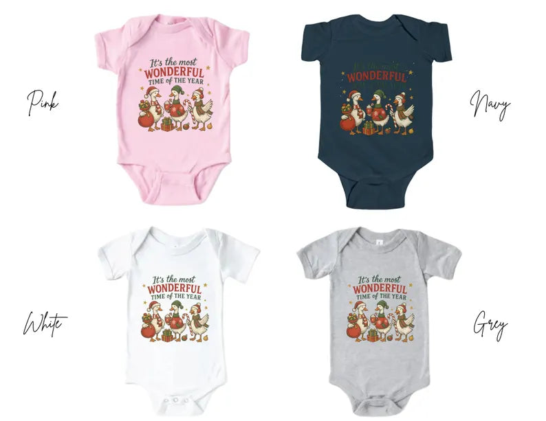 Christmas Goose Kids Shirt, Toddler Youth Kids & Baby Goose Christmas Shirt, Silly Goose Christmas Holiday T-shirt, Vintage Festive Geese