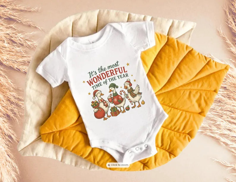 Christmas Goose Kids Shirt, Toddler Youth Kids & Baby Goose Christmas Shirt, Silly Goose Christmas Holiday T-shirt, Vintage Festive Geese