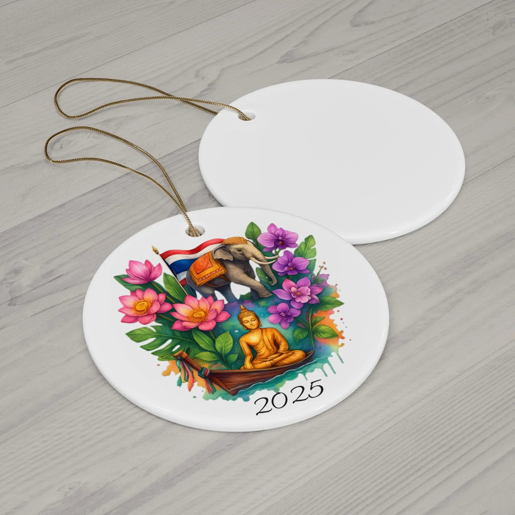 Personalized Thailand Ornament, Thai Christmas Ornament, Thailand Gift, Thailand Souvenir, Honeymoon