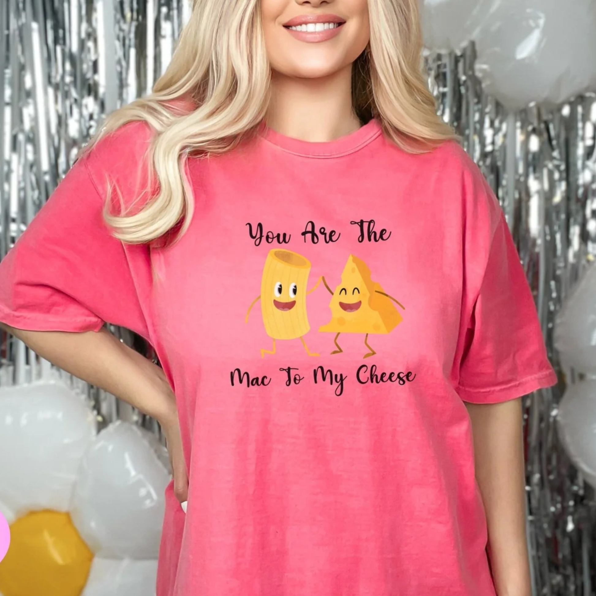 Comfort Colors® Retro Mac and Cheese Shirt, Mac to My Cheese Tee, Cooking Gift, Macaroni Cheese Shirt, Pasta Shirt,Gift for Her,Trending Now