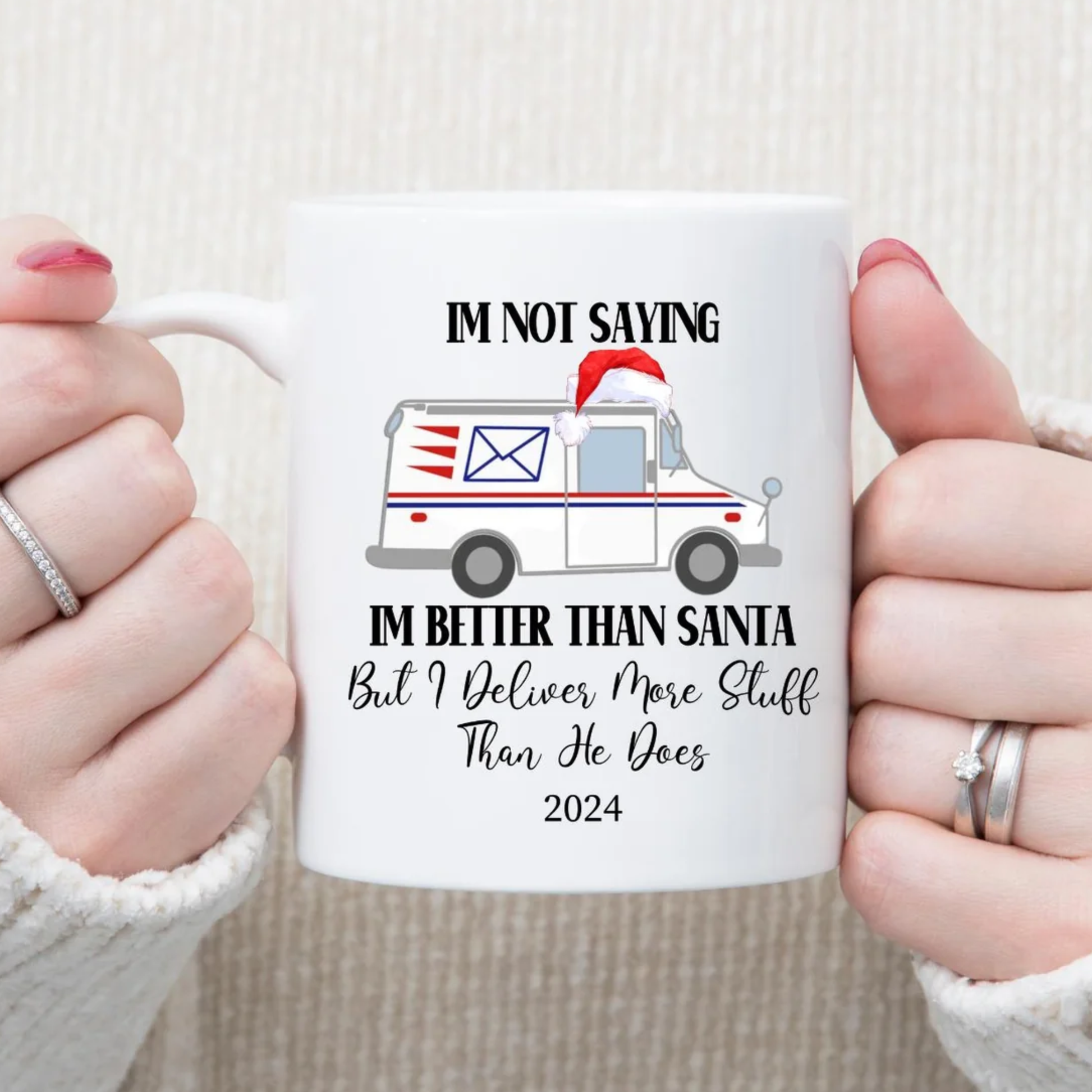 Personalized Mug for Mailman, Christmas Gift For Mailman, Mail Carrier Mug, Gift for Mailman, Mail Lady,  Funny Postman Letter Carrier Mug
