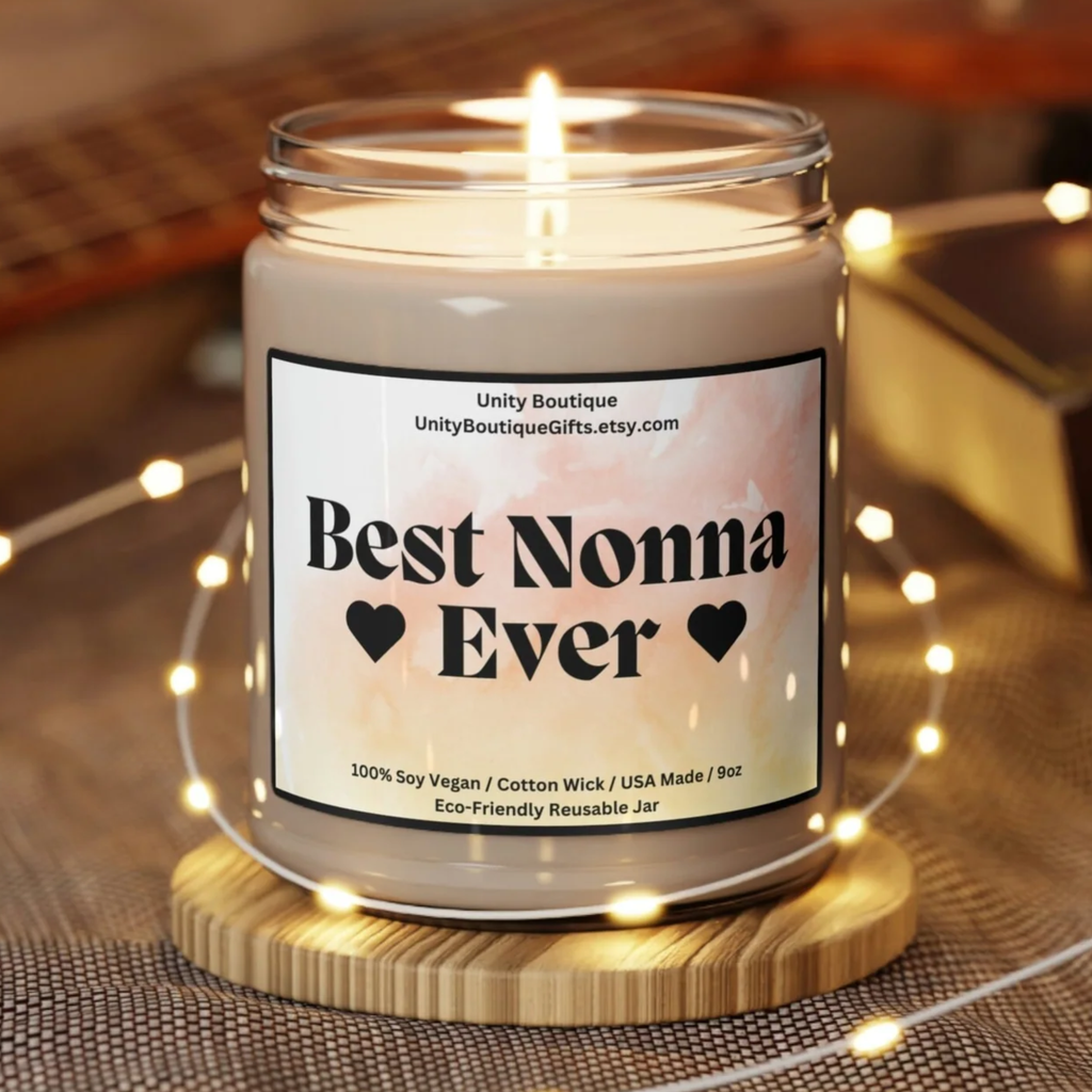Best Nonna Ever Candle,100% Soy Candle, Italian Candle, USA Made Candle, Nonna Funny Candle,Mothers Day Gift, Nonna Candle Gift,Grandma Gift