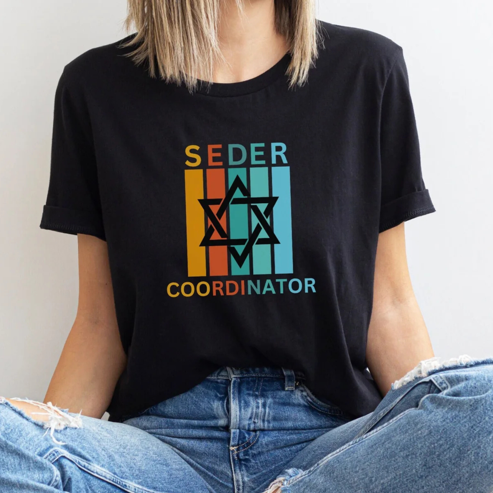 Seder Coordinator Shirt, Retro Jewish Shirt, Funny Passover Leader Haggadah, Pesach Shirt, Seder, Jewish Pride, Hebrew Shirt, Judaica Gift